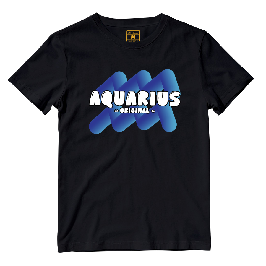 Cotton Shirt: Aquarius Bubble