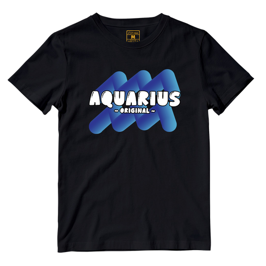 Cotton Shirt: Aquarius Bubble