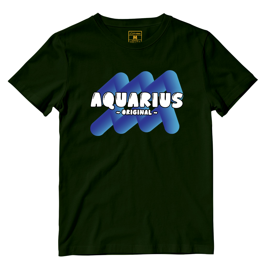 Cotton Shirt: Aquarius Bubble