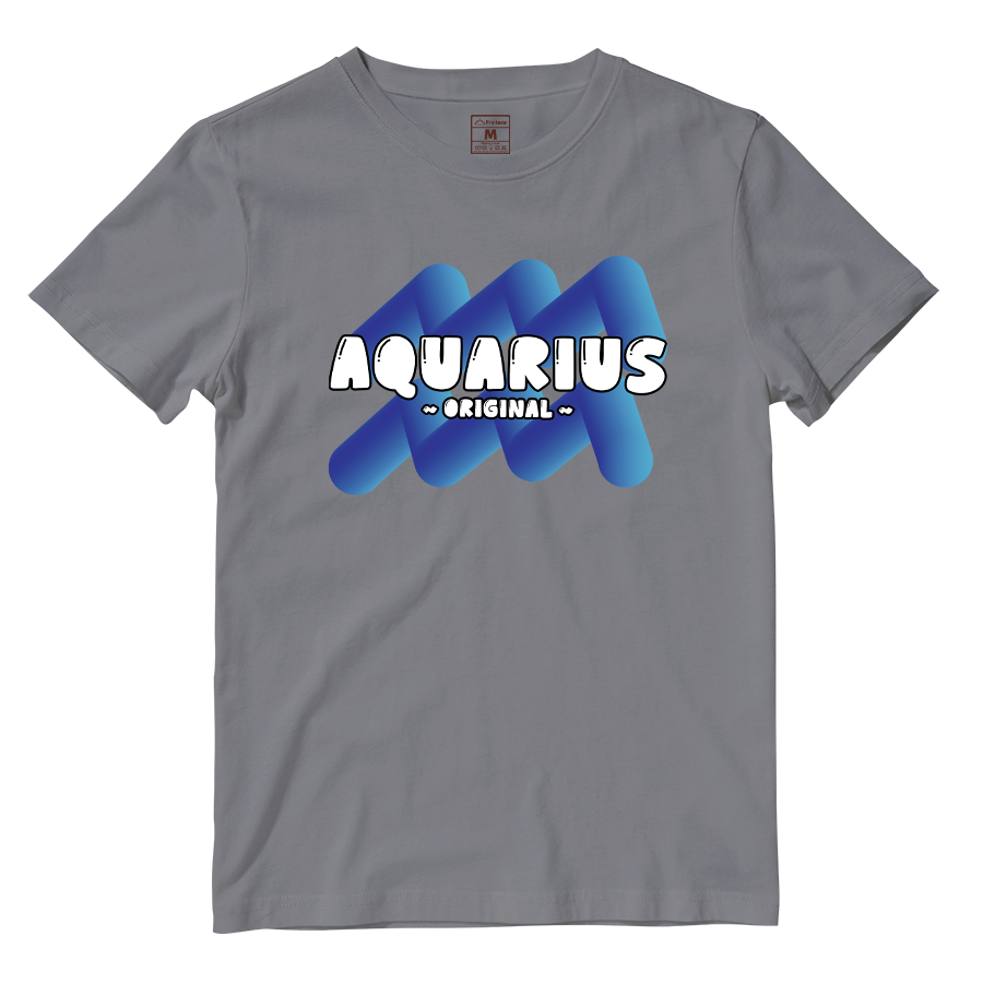 Cotton Shirt: Aquarius Bubble