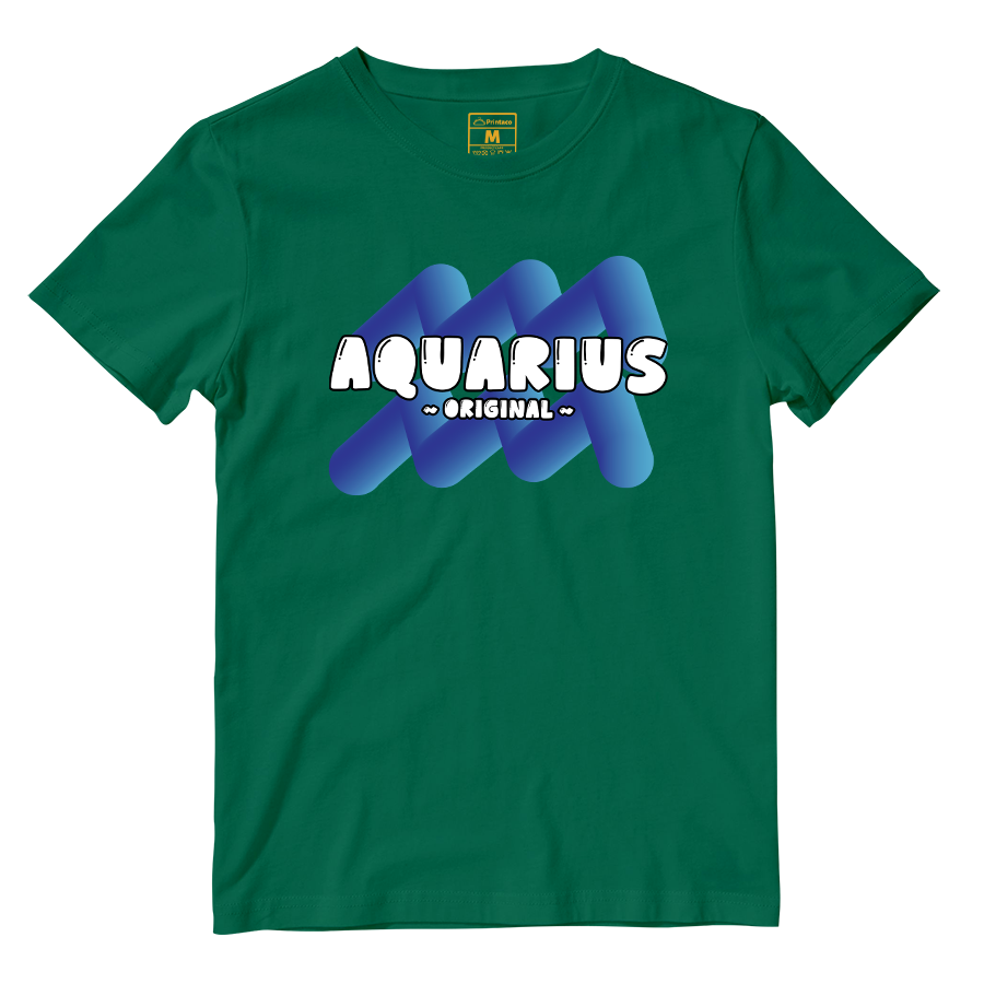 Cotton Shirt: Aquarius Bubble