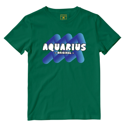 Cotton Shirt: Aquarius Bubble