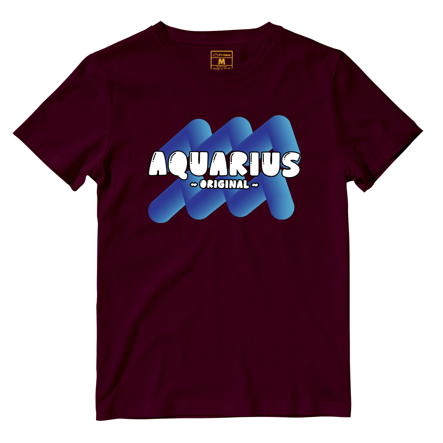 Cotton Shirt: Aquarius Bubble