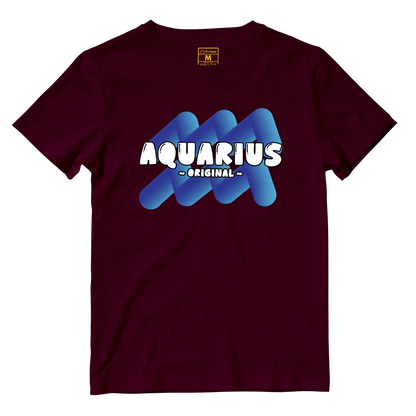 Cotton Shirt: Aquarius Bubble