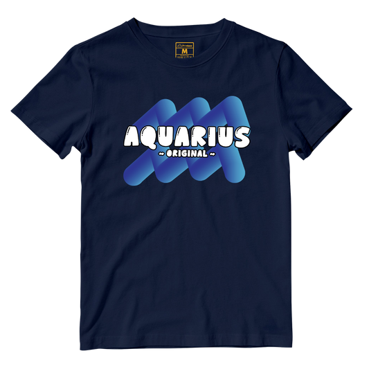 Cotton Shirt: Aquarius Bubble