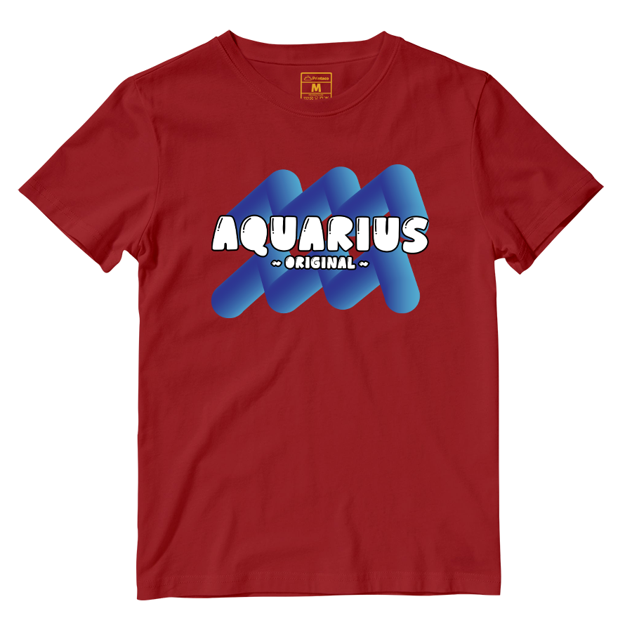 Cotton Shirt: Aquarius Bubble
