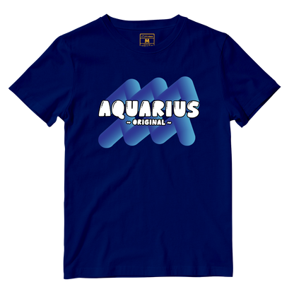 Cotton Shirt: Aquarius Bubble