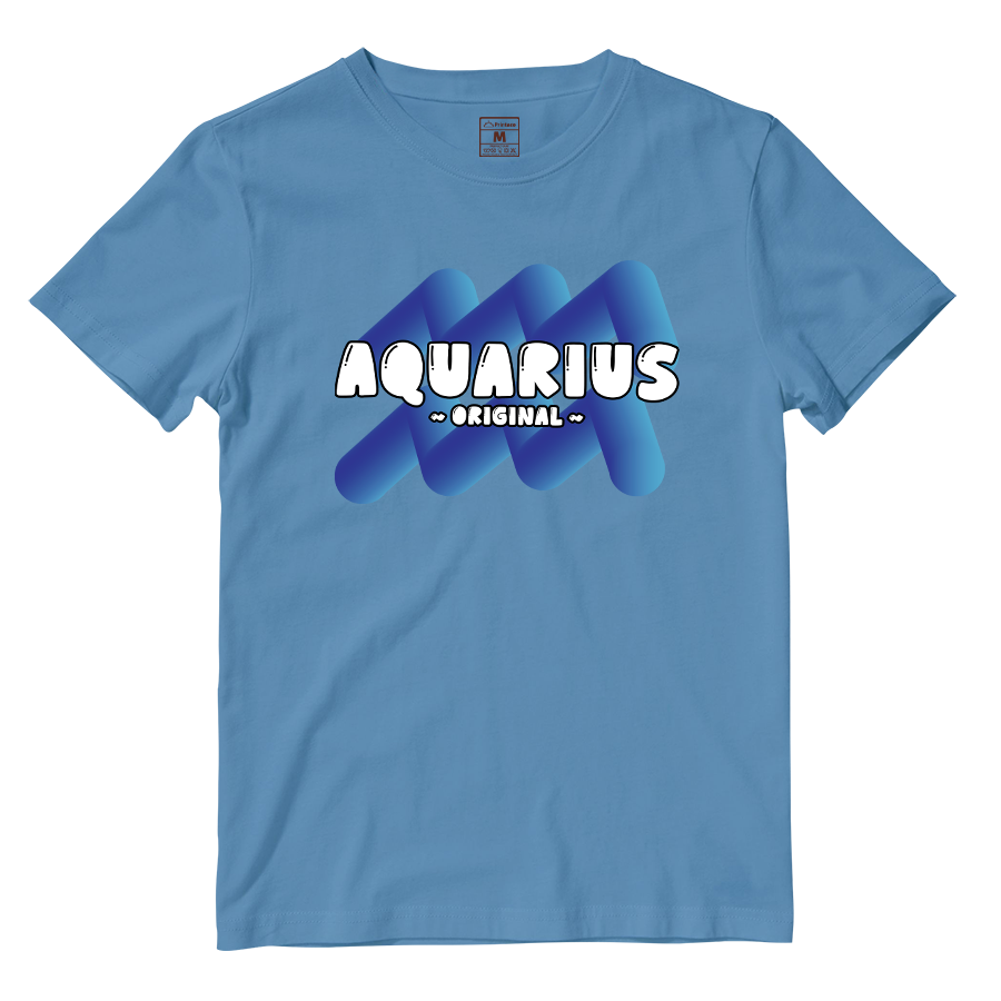Cotton Shirt: Aquarius Bubble