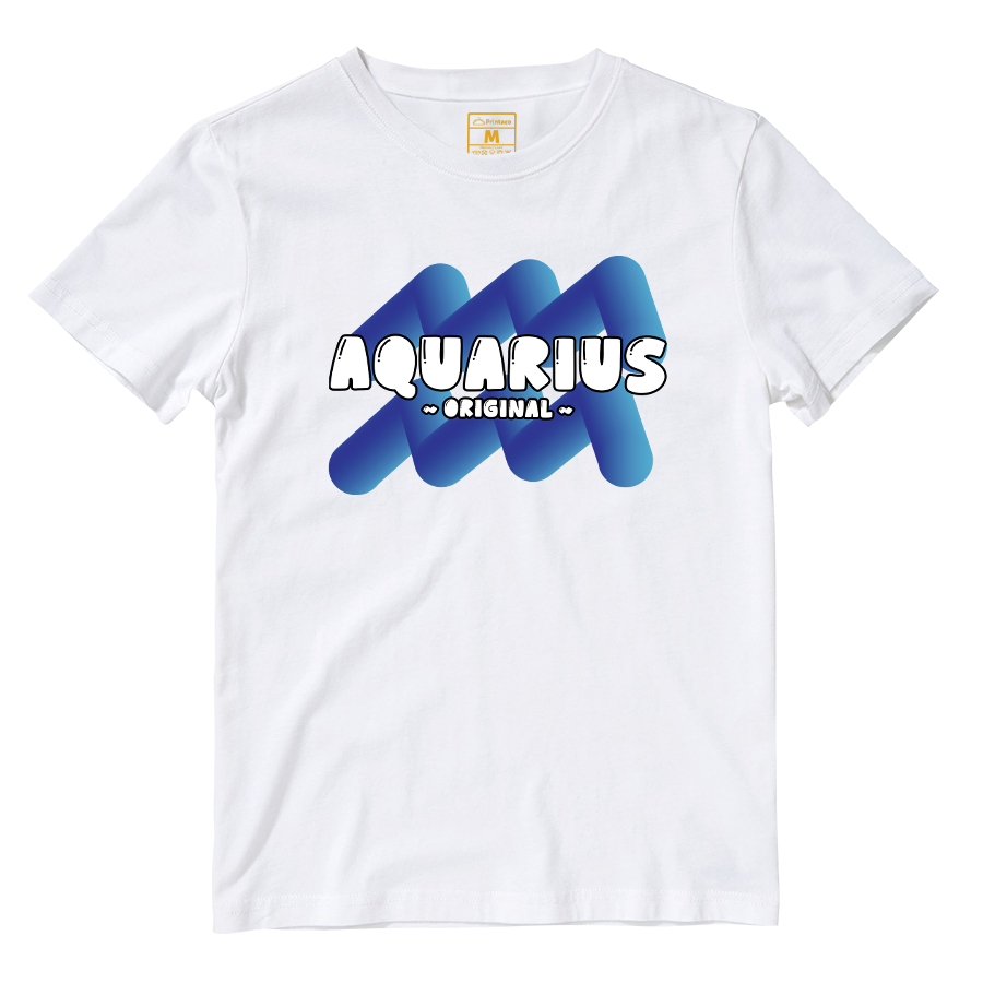 Cotton Shirt: Aquarius Bubble
