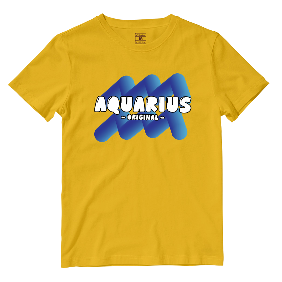 Cotton Shirt: Aquarius Bubble