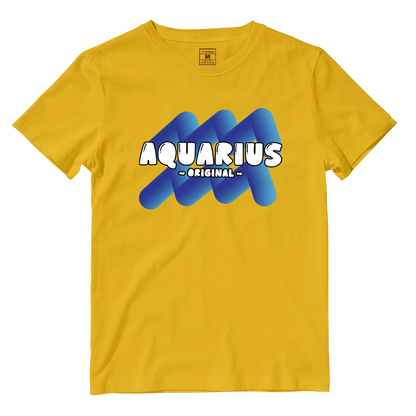 Cotton Shirt: Aquarius Bubble