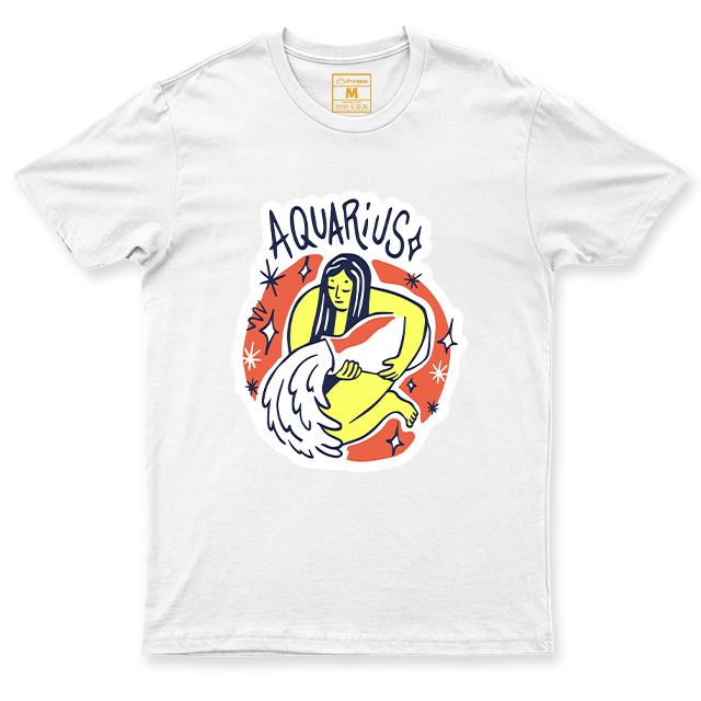 C.Spandex Shirt: Aquarius Sticker