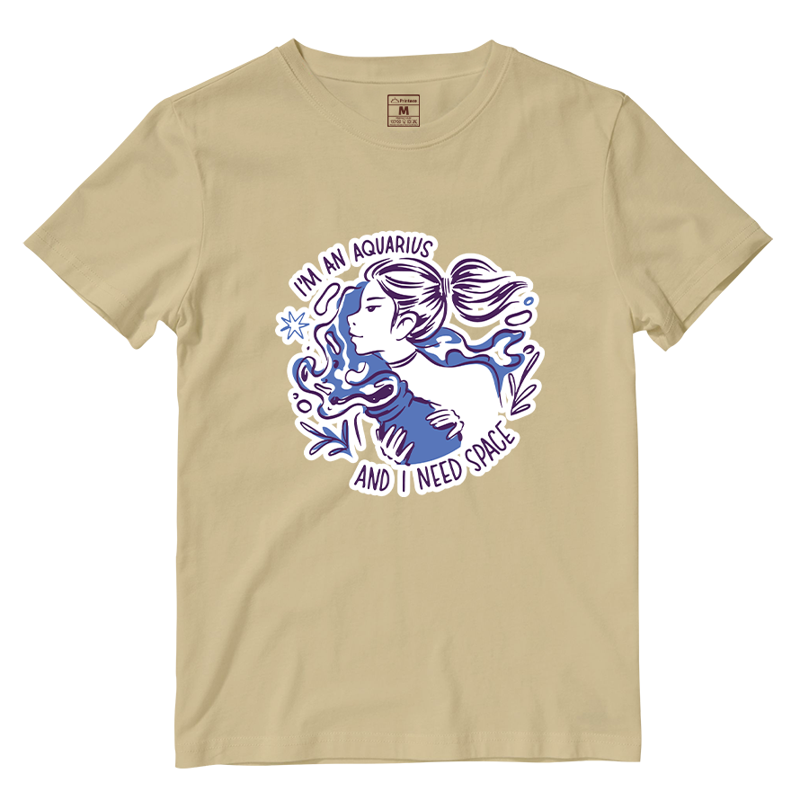Cotton Shirt: Aquarius Lady