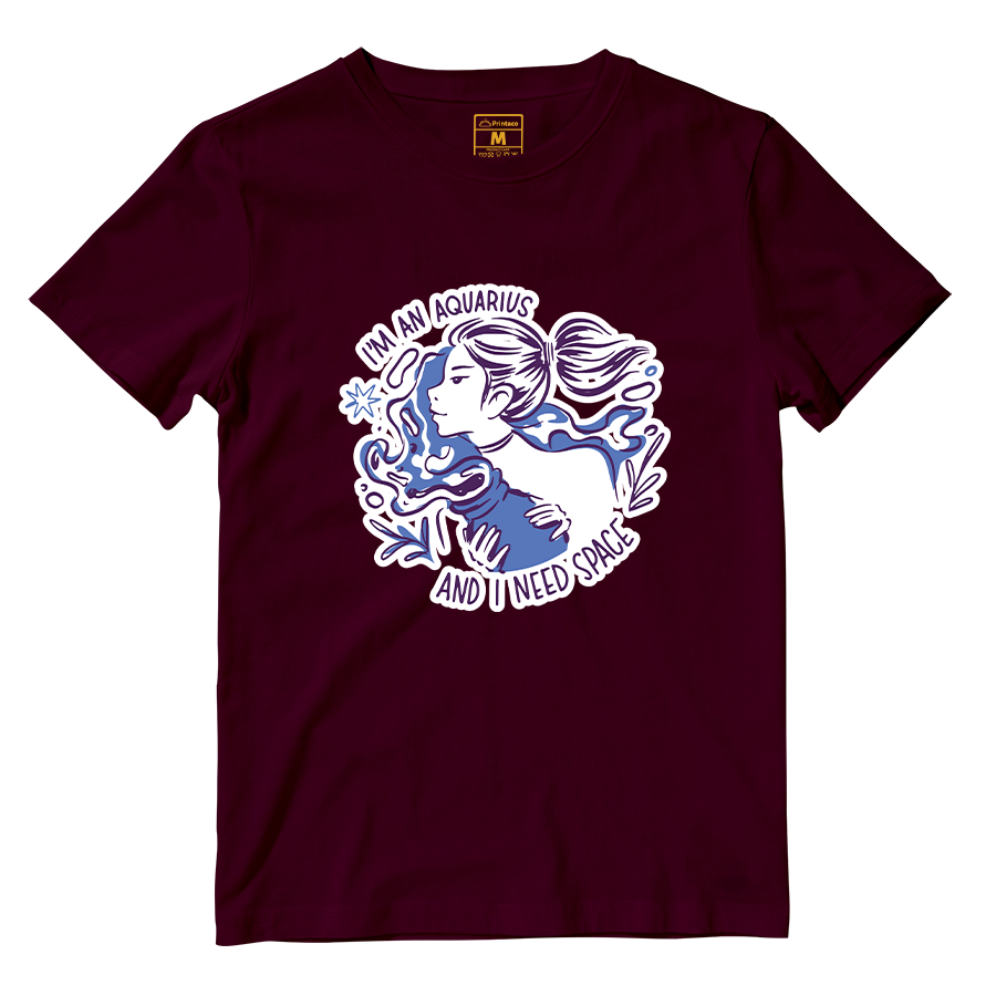 Cotton Shirt: Aquarius Lady