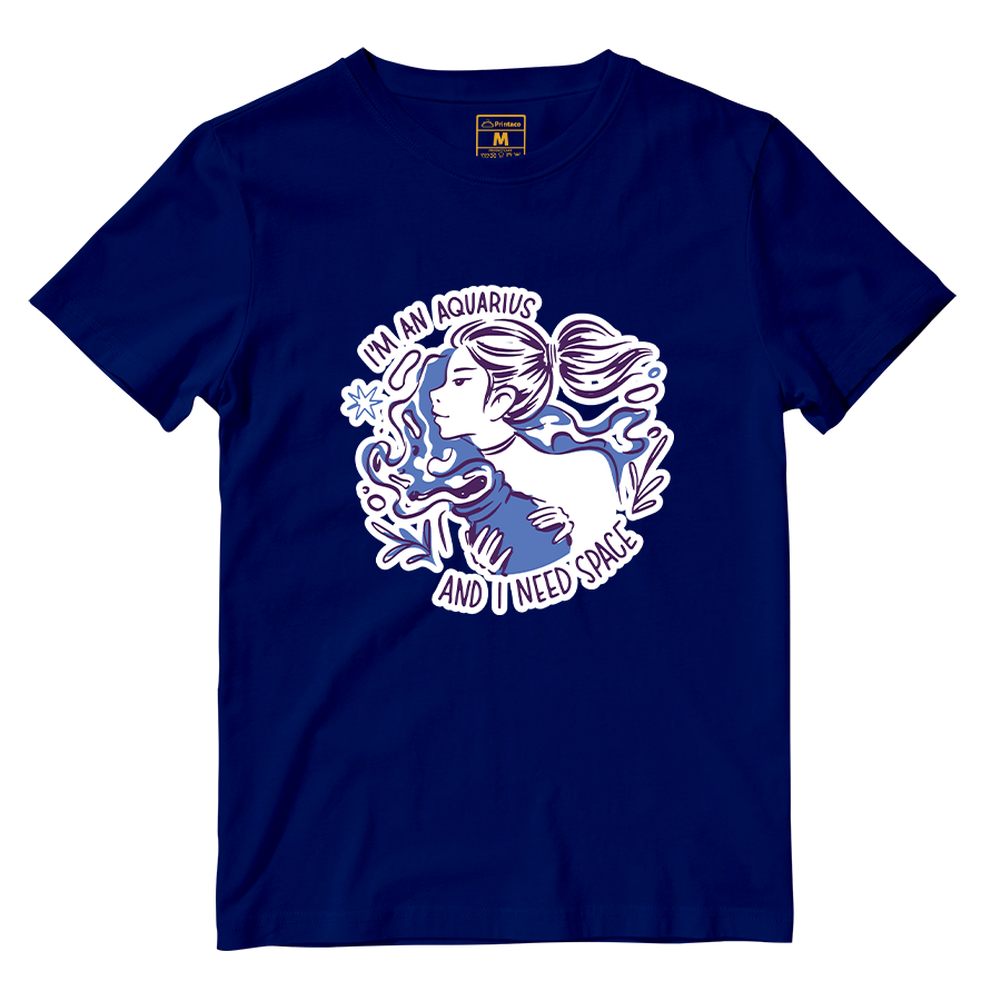 Cotton Shirt: Aquarius Lady