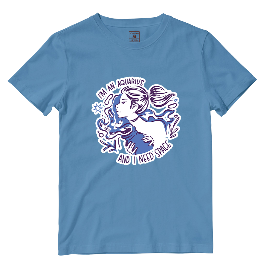 Cotton Shirt: Aquarius Lady