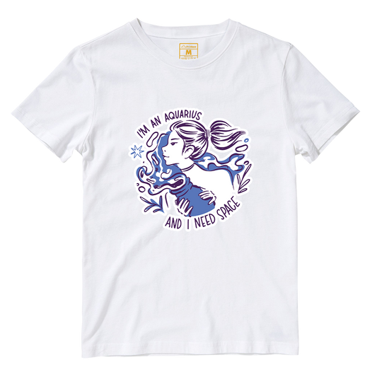 Cotton Shirt: Aquarius Lady