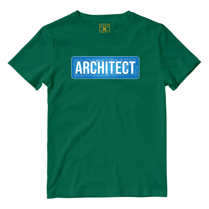 Cotton Shirt: Architect Blueprint