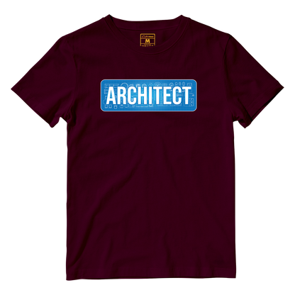 Cotton Shirt: Architect Blueprint