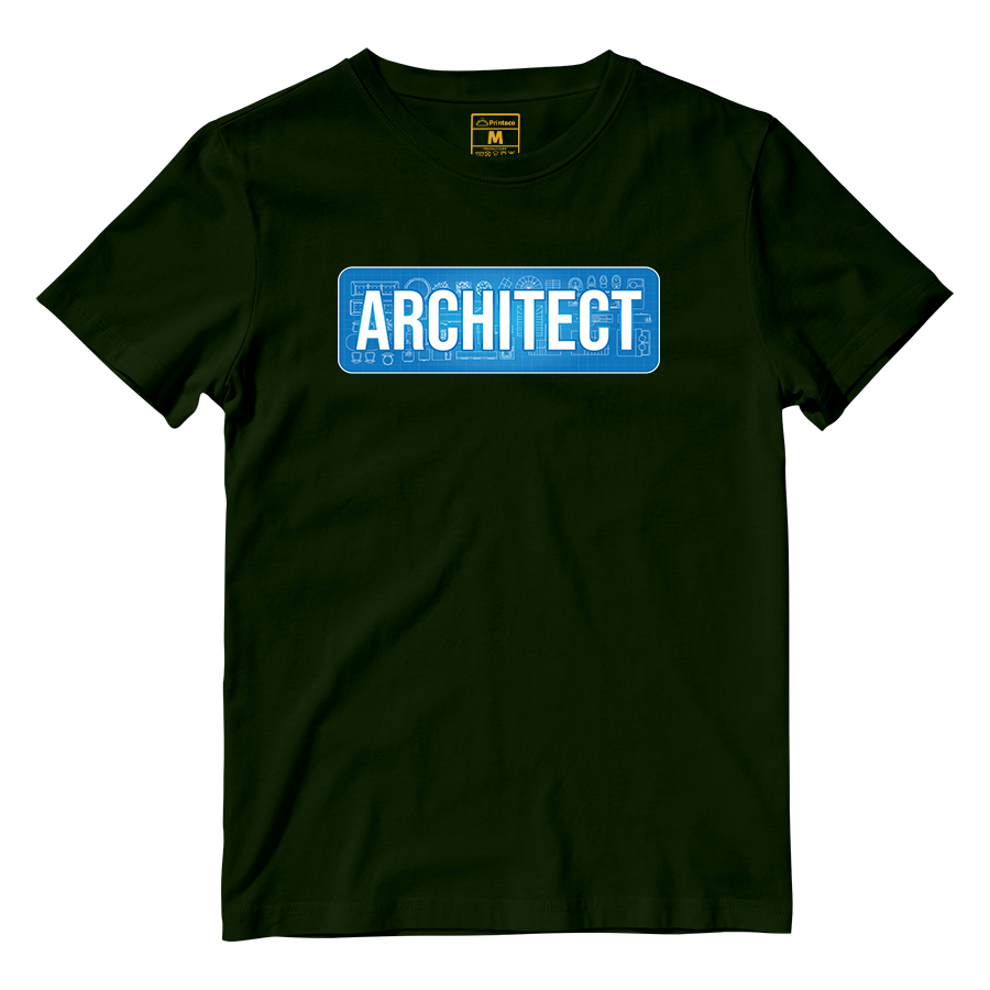 Cotton Shirt: Architect Blueprint