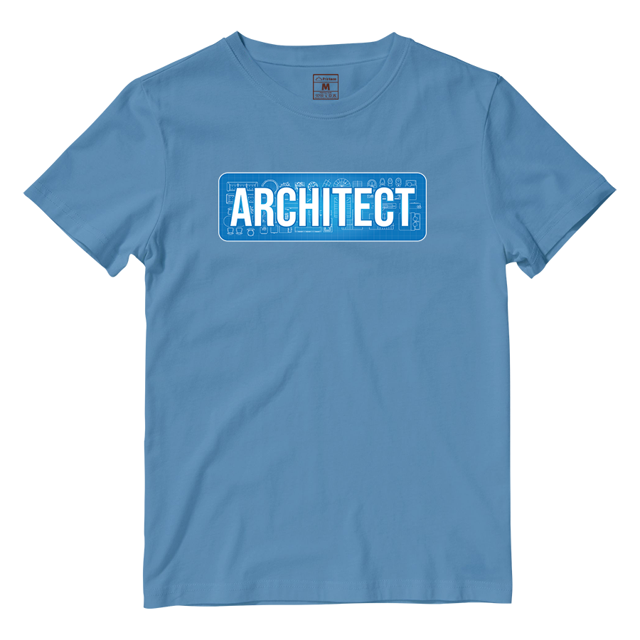 Cotton Shirt: Architect Blueprint