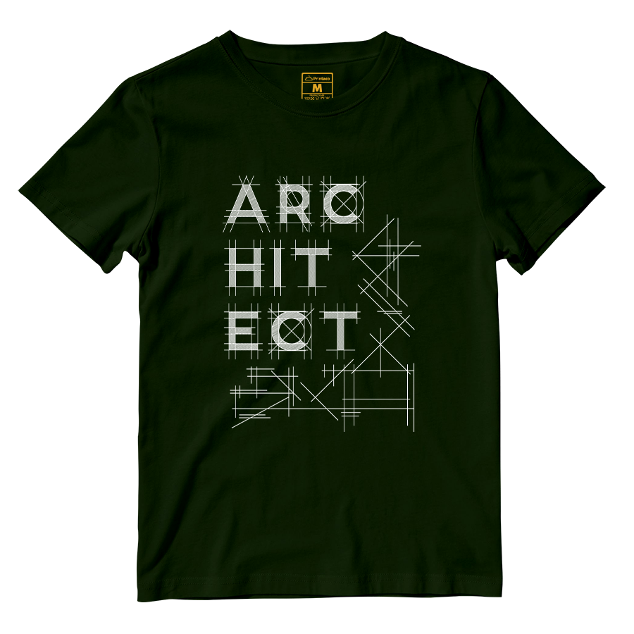 Cotton Shirt: Architect Lines