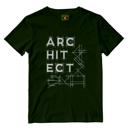 Cotton Shirt: Architect Lines