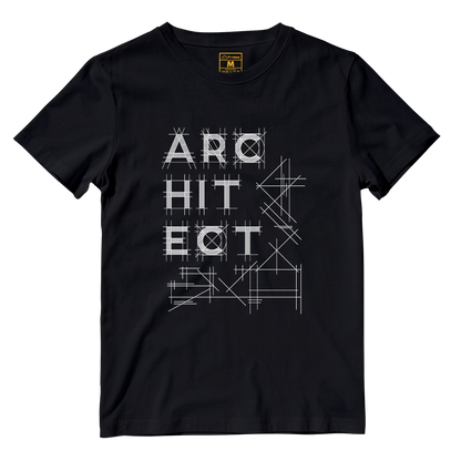 Cotton Shirt: Architect Lines