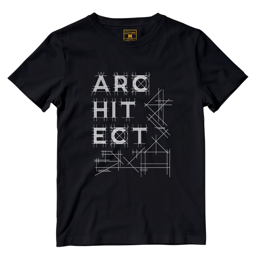 Cotton Shirt: Architect Lines