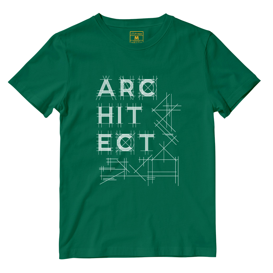 Cotton Shirt: Architect Lines