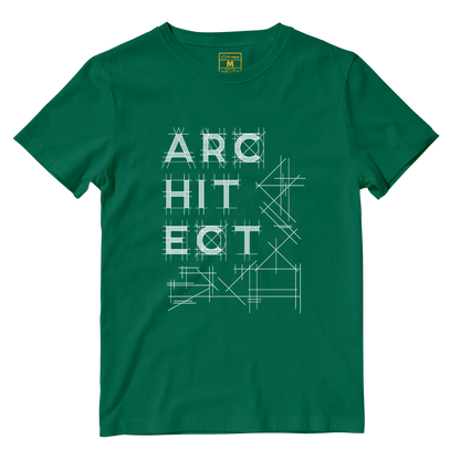 Cotton Shirt: Architect Lines