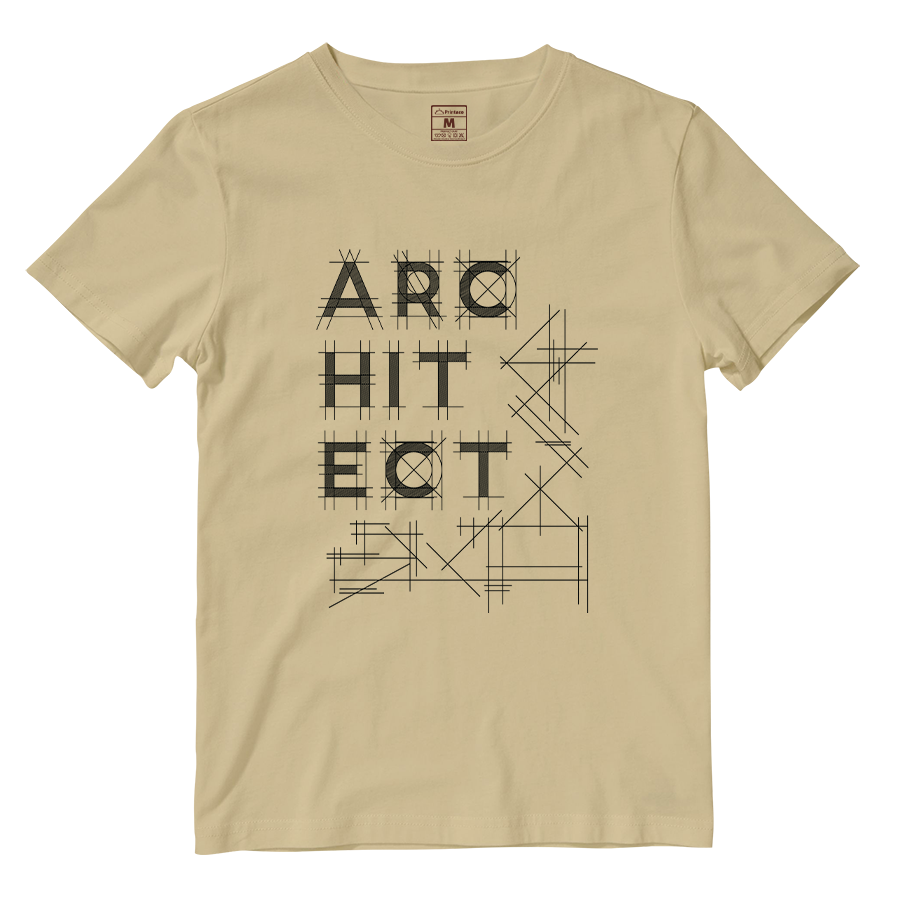 Cotton Shirt: Architect Lines