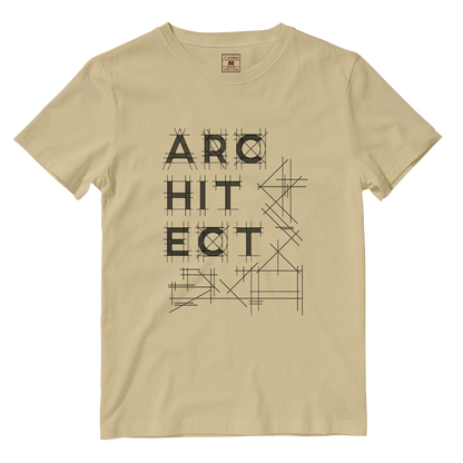 Cotton Shirt: Architect Lines