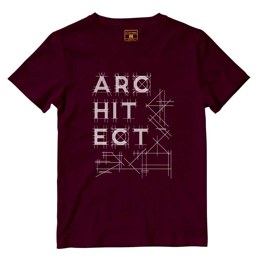 Cotton Shirt: Architect Lines