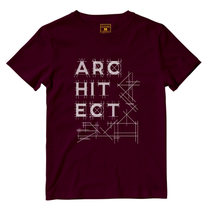 Cotton Shirt: Architect Lines