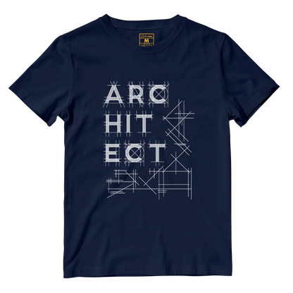 Cotton Shirt: Architect Lines