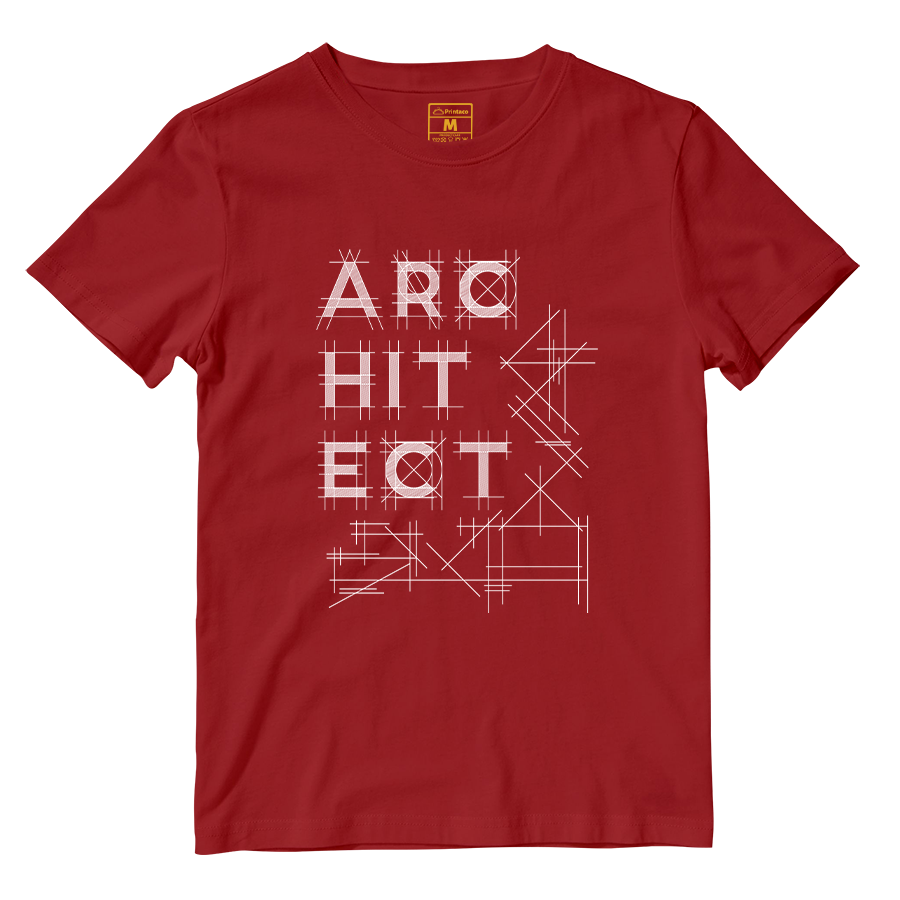 Cotton Shirt: Architect Lines