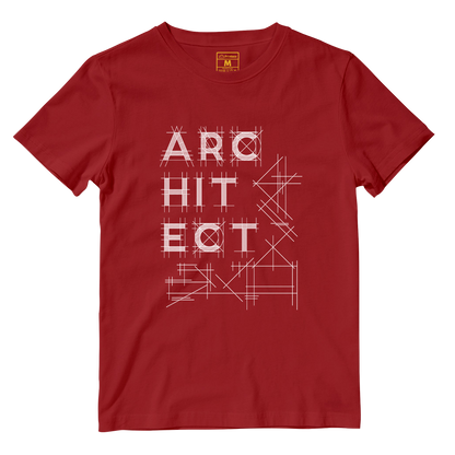 Cotton Shirt: Architect Lines