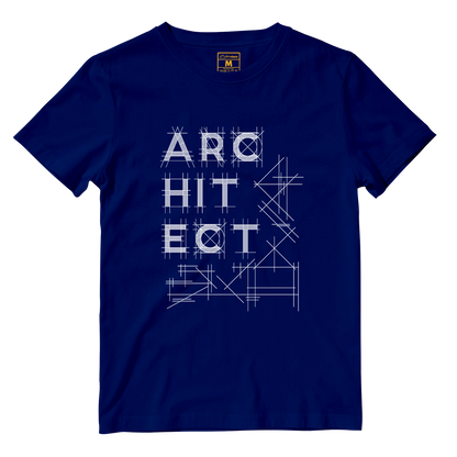 Cotton Shirt: Architect Lines