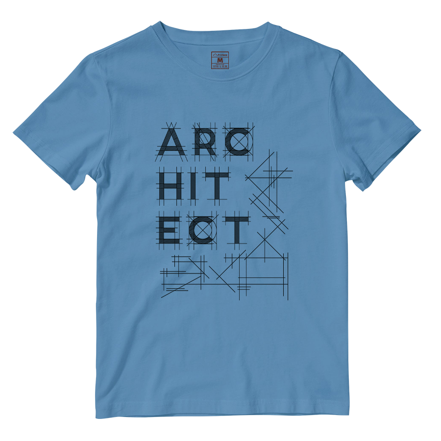 Cotton Shirt: Architect Lines