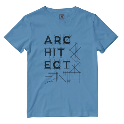 Cotton Shirt: Architect Lines