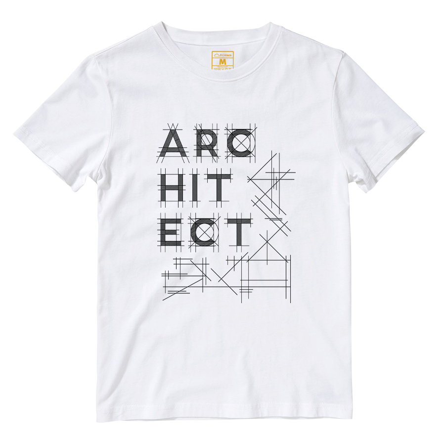 Cotton Shirt: Architect Lines