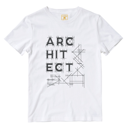 Cotton Shirt: Architect Lines