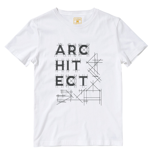 Cotton Shirt: Architect Lines