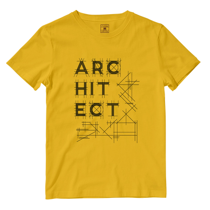 Cotton Shirt: Architect Lines