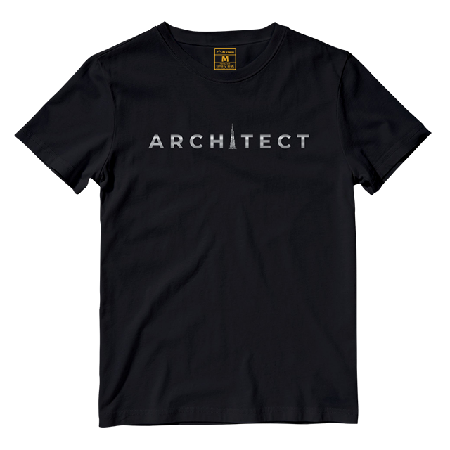 Cotton Shirt: Architect Metallic