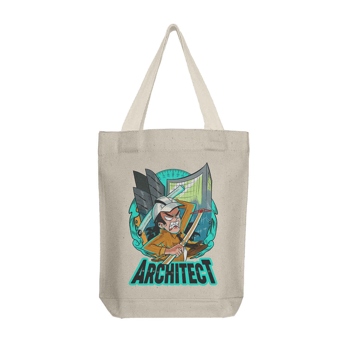 Tote Bag: Stressed Architect Female