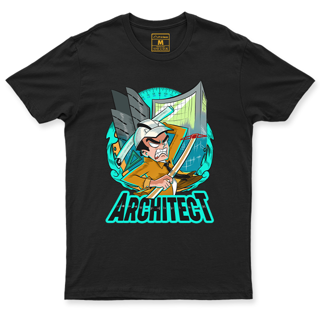 C. Spandex Shirt: Architect Stressed Male