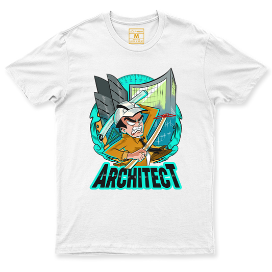 C. Spandex Shirt: Architect Stressed Male