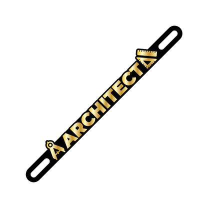 Car Plate Badge: Architect